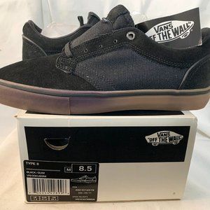 VANS Type II (black/gum) suede canvas combo sz. 8.5